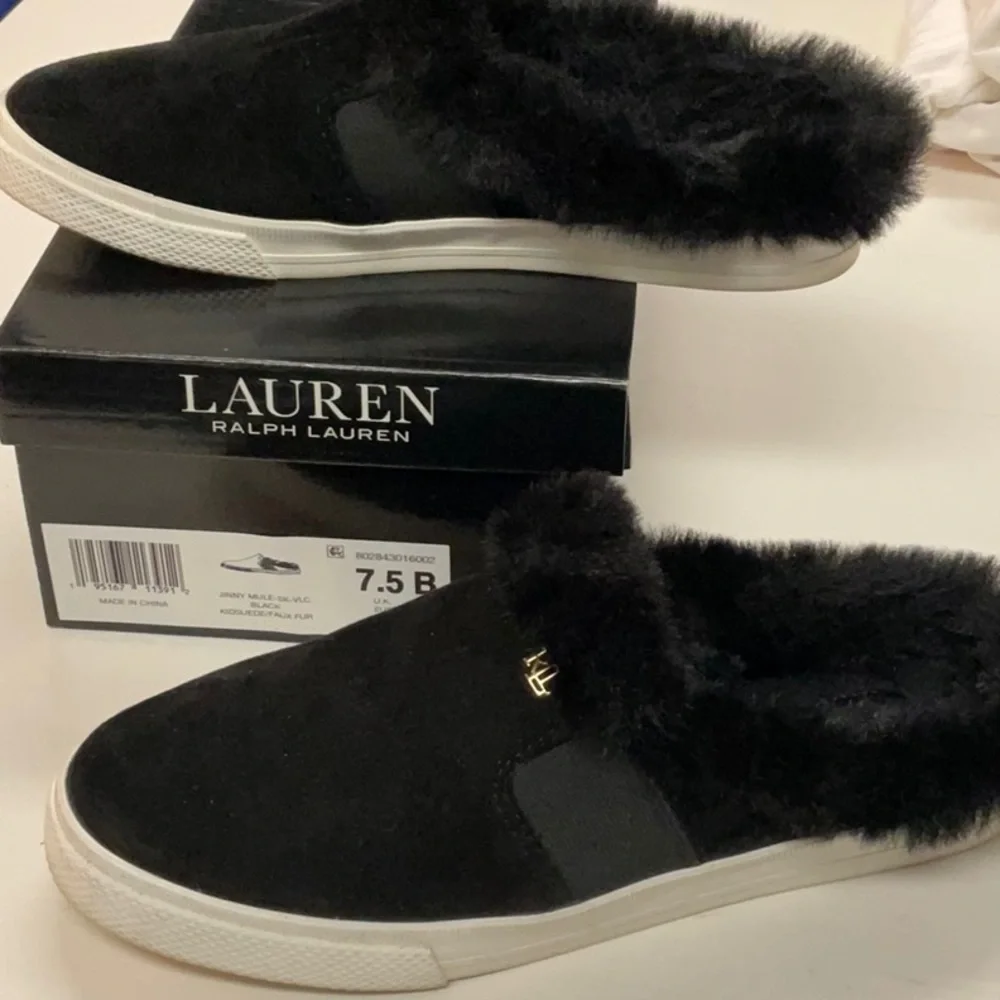Ralph Lauren Jinny suede mules - Picture 2 of 8